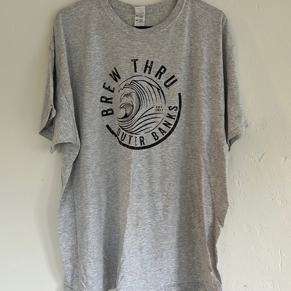 Vintage Brew Thru Outer Banks Tee - Picture 1 of 8